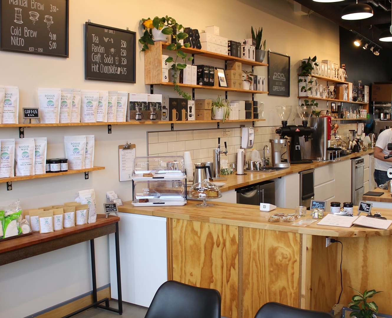 Rogue Wave coffee shop Edmonton New cafe rogue waves