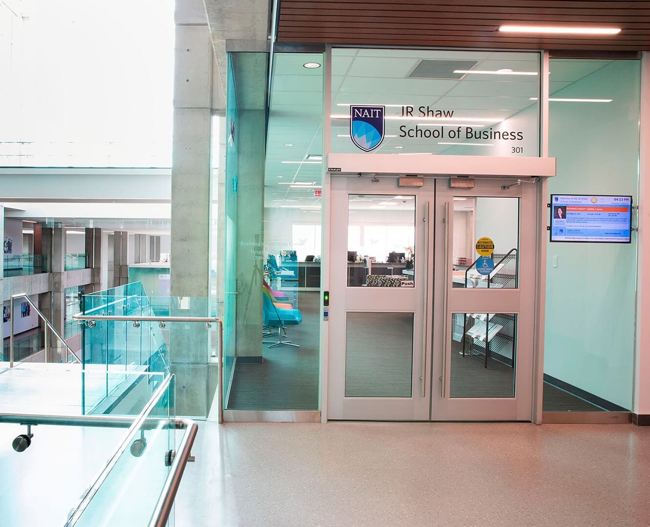 NAIT JR Shaw school of business building