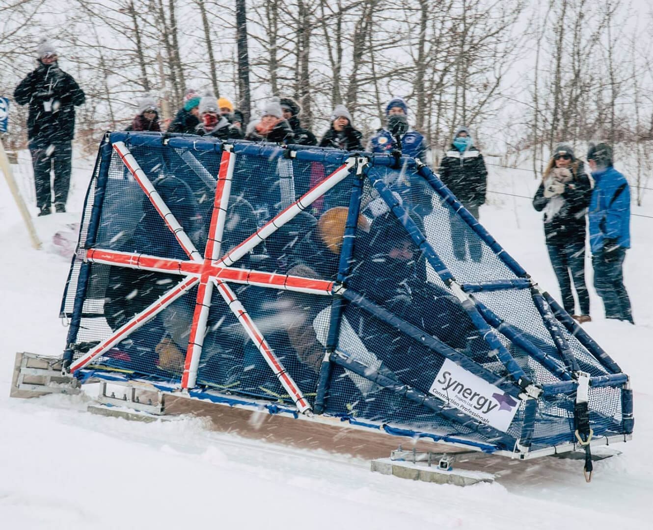 Engineering students across the country race to create the best toboggans
