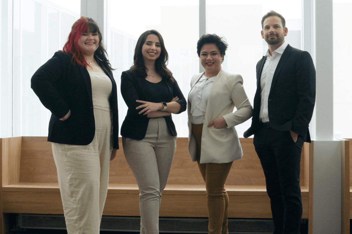 NAITSA Student Council members posed
