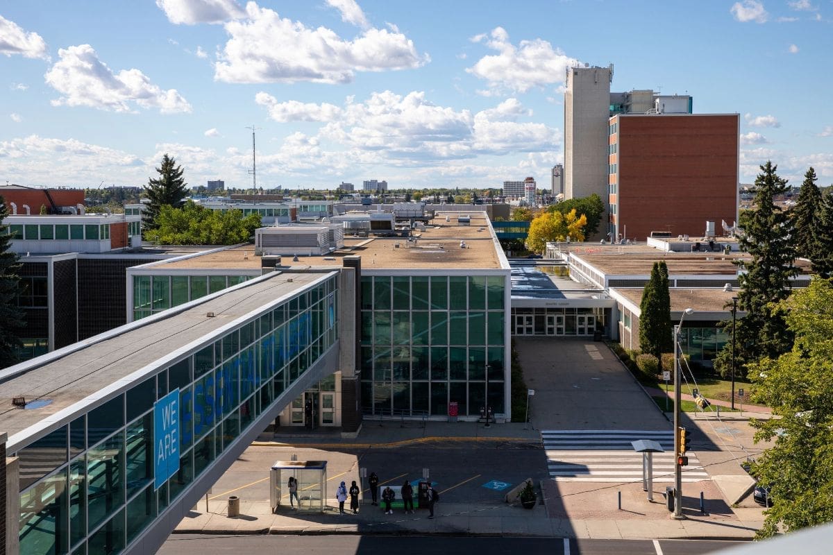 overhead NAIT cat main campus