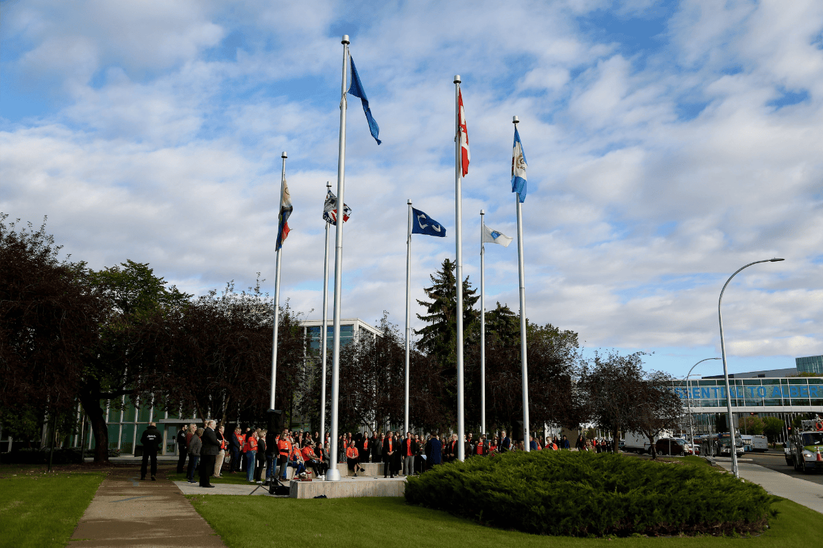 flag lowering